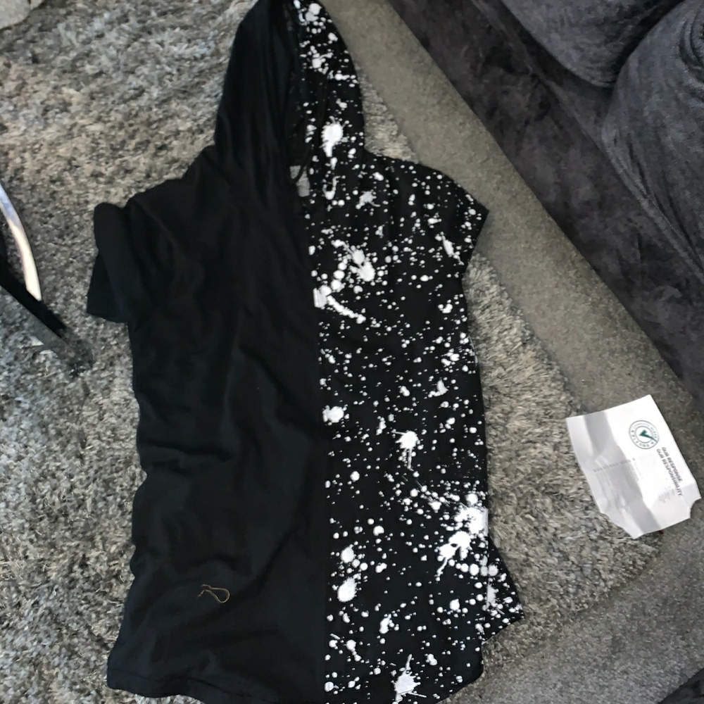 Mens shirt with hood